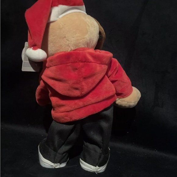 Merry Bright Animated Dancing Christmas Pug Sings To Bust A Move - Picture 3 of 6